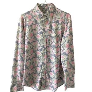Tommy Bahama San Lucio Stretch Floral Button Down Shirt Pink Green ST226443